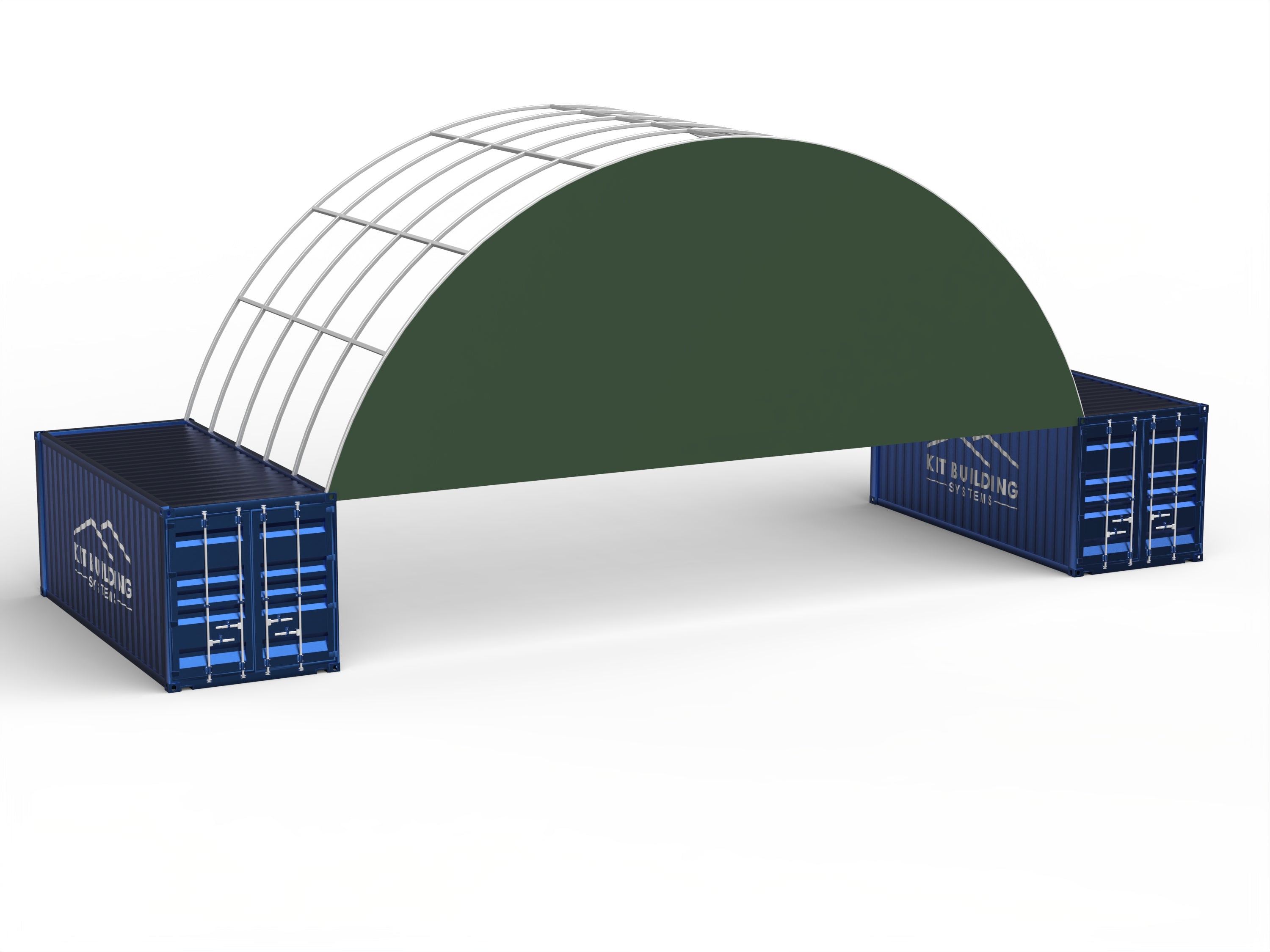 12m (40ft) Spannweite | Container-Vordächer - 40ft x 12ft (12m x 4,5m)