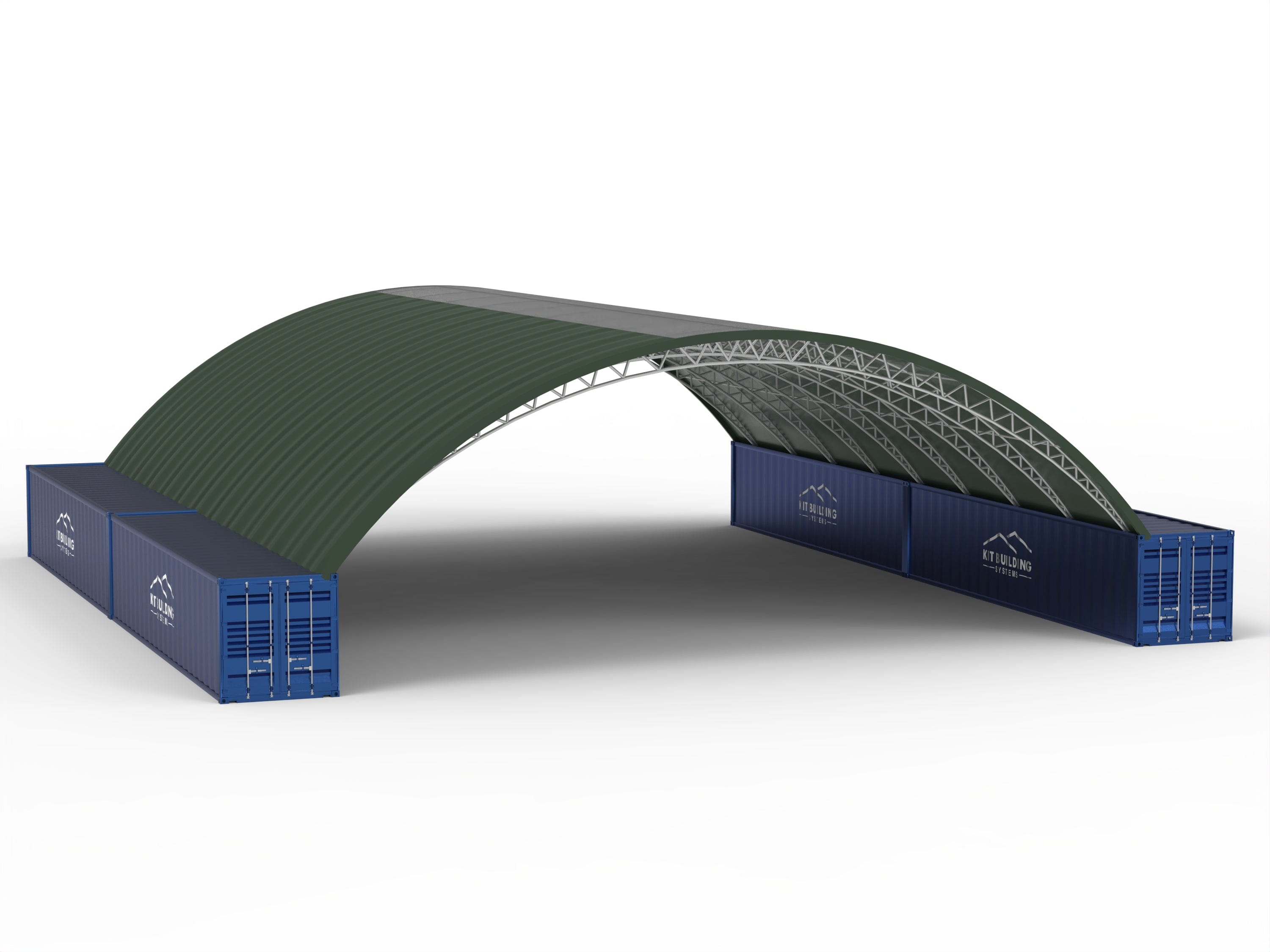 Containerunterstand - 60ft x 80ft x 20ft (18m x 24,3m x 6m)