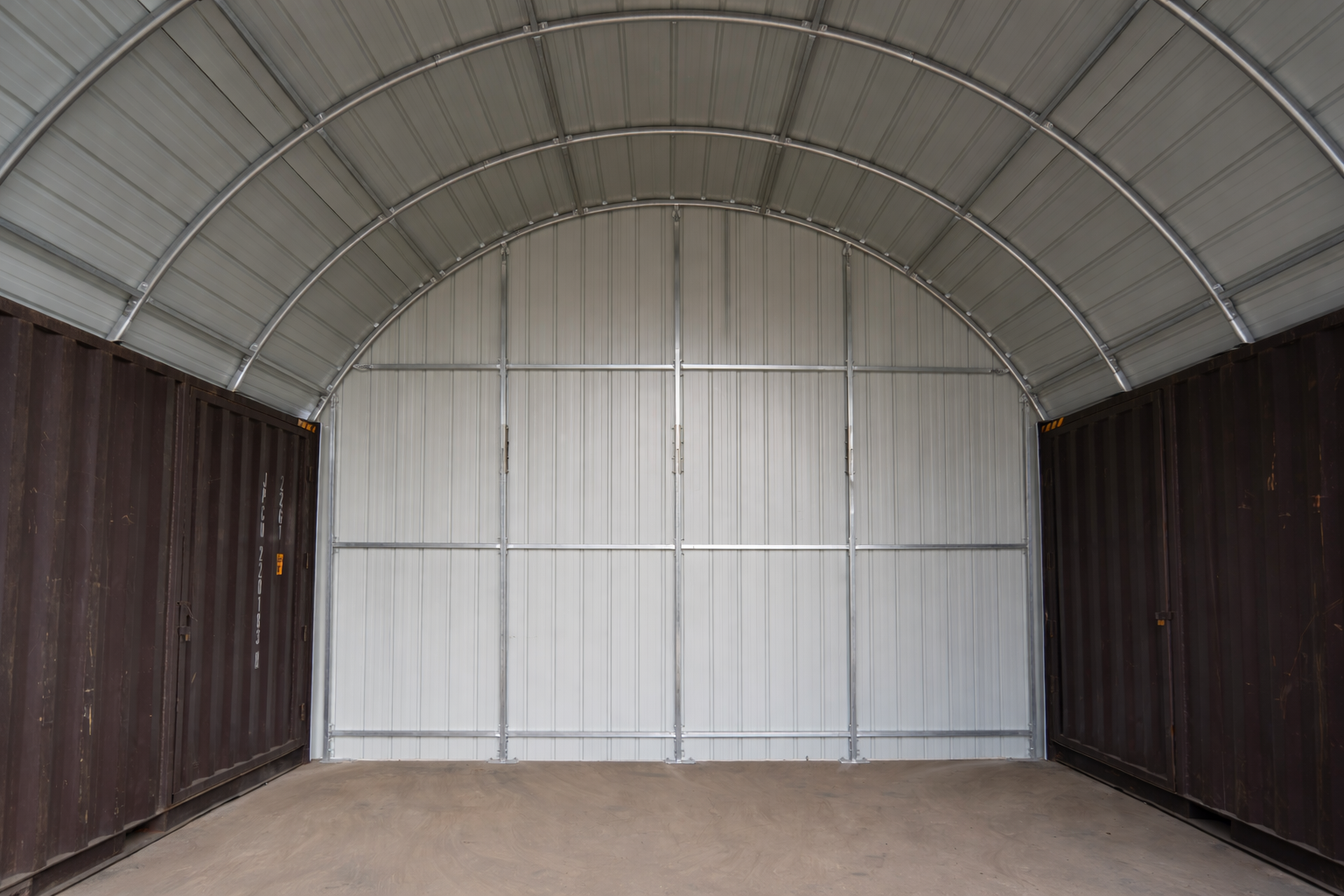 Stahl-Container­überdachungen