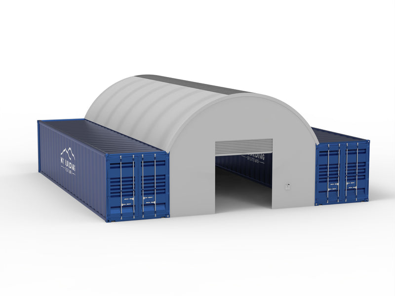 Container&shy;überdachung (6m x 12m x 2m)