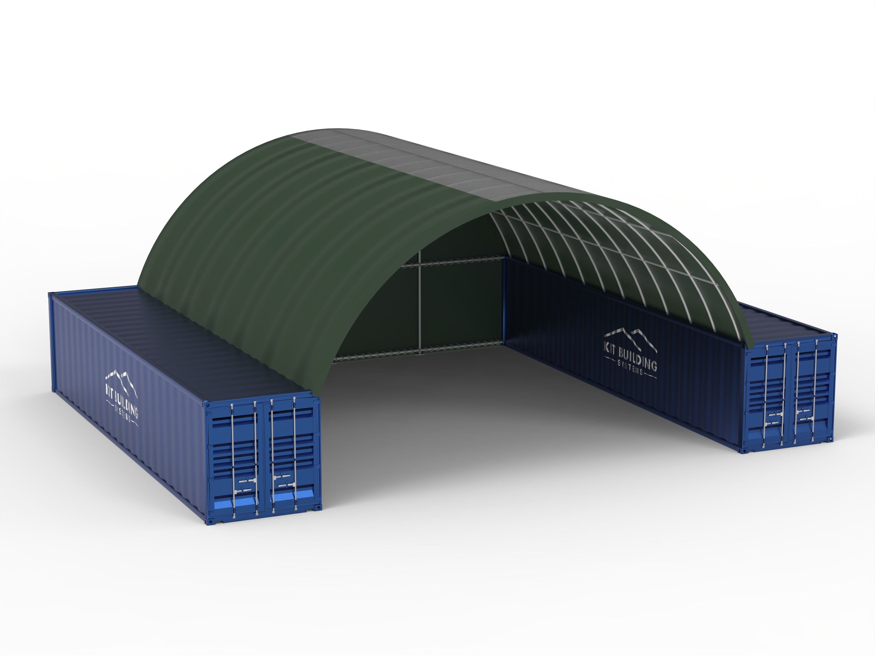 Container&shy;überdachung (10m x 12m x 3.6m)