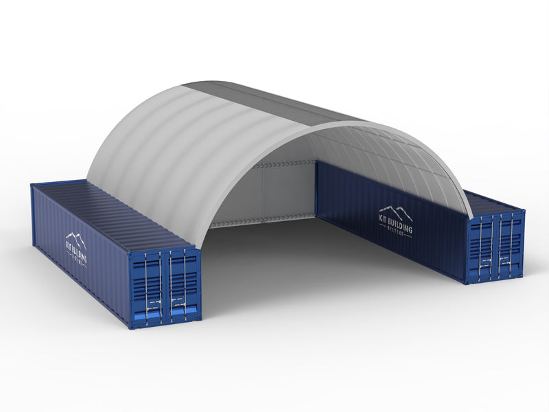 Container&shy;überdachung (10m x 12m x 3.6m)
