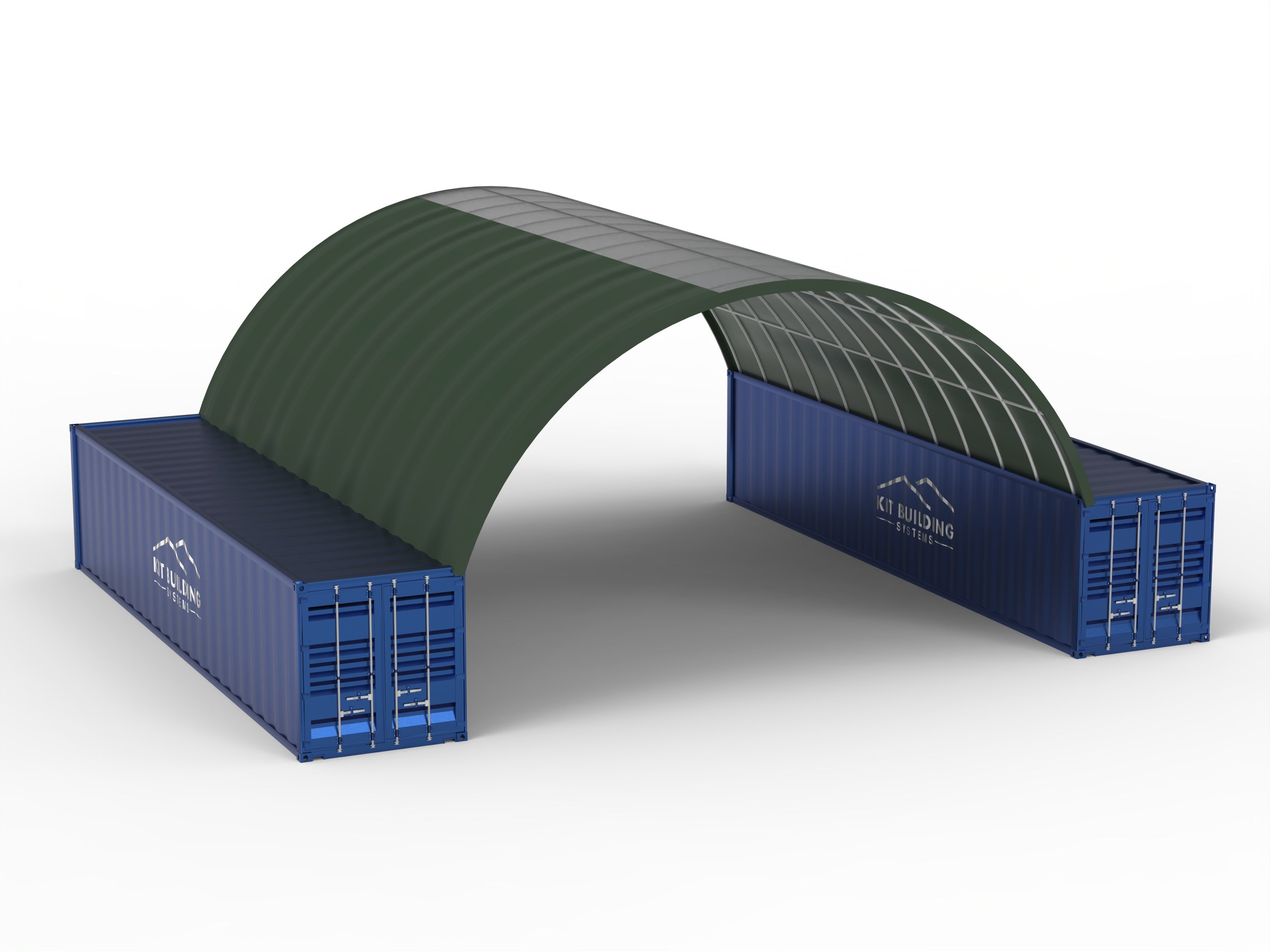 Container&shy;überdachung (10m x 12m x 3.6m)