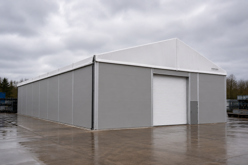 Temporäre Lagerhallen
