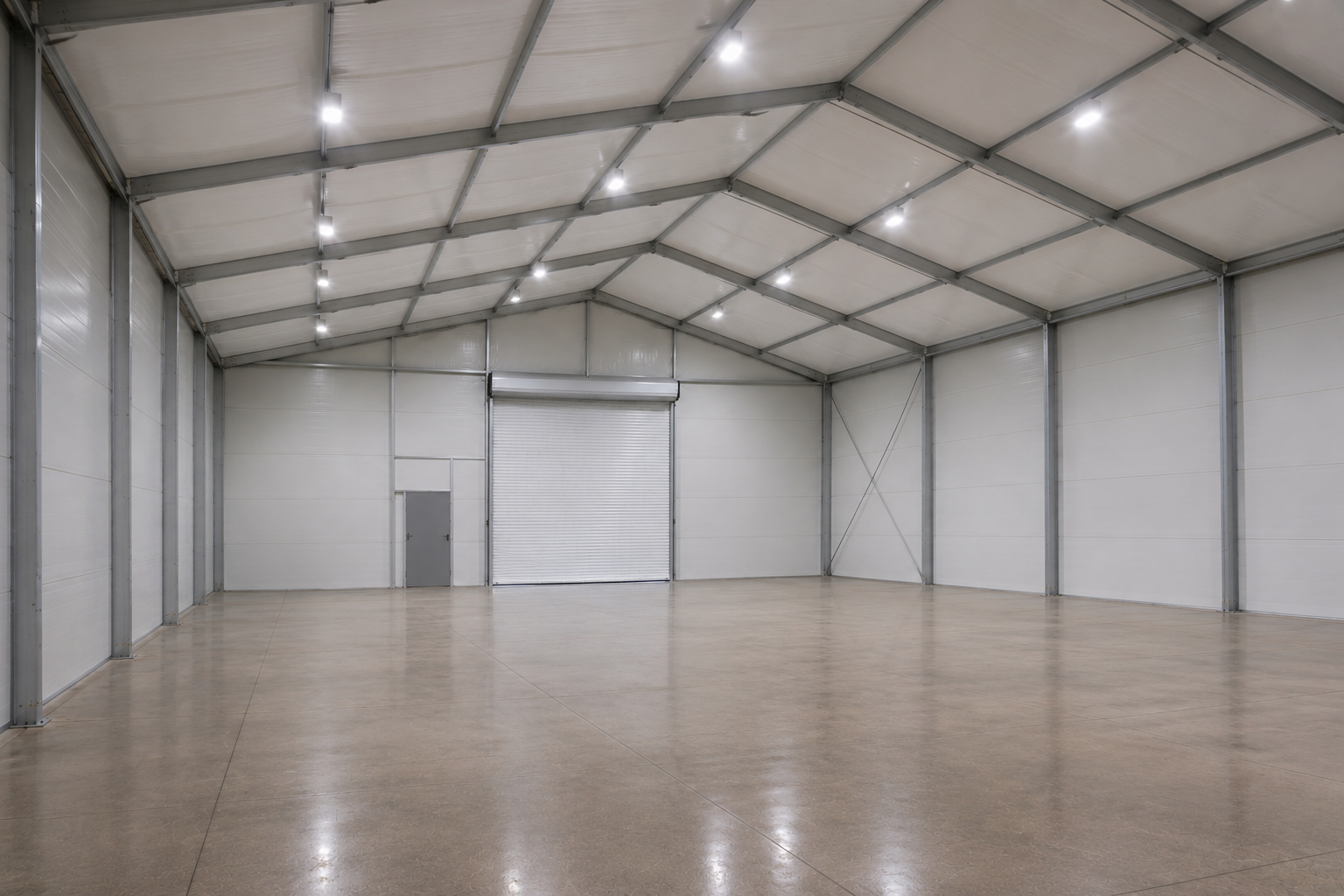 Temporäre Lagerhallen