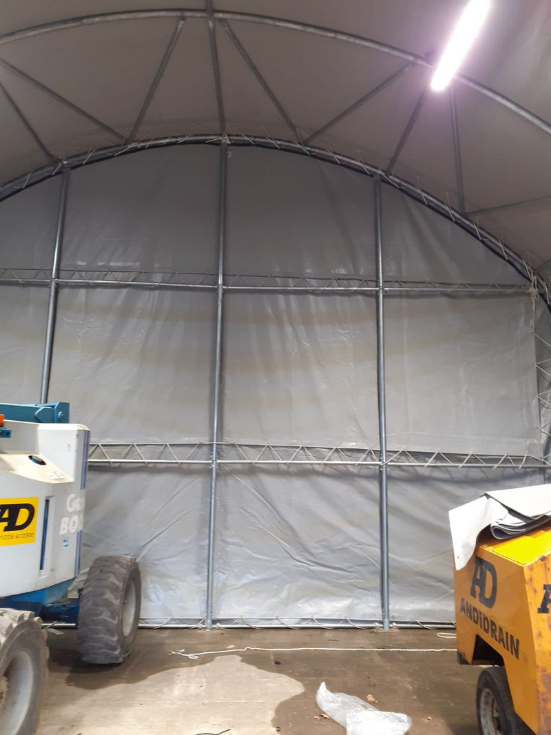 Panneau arrière fermé pour abris de conteneurs