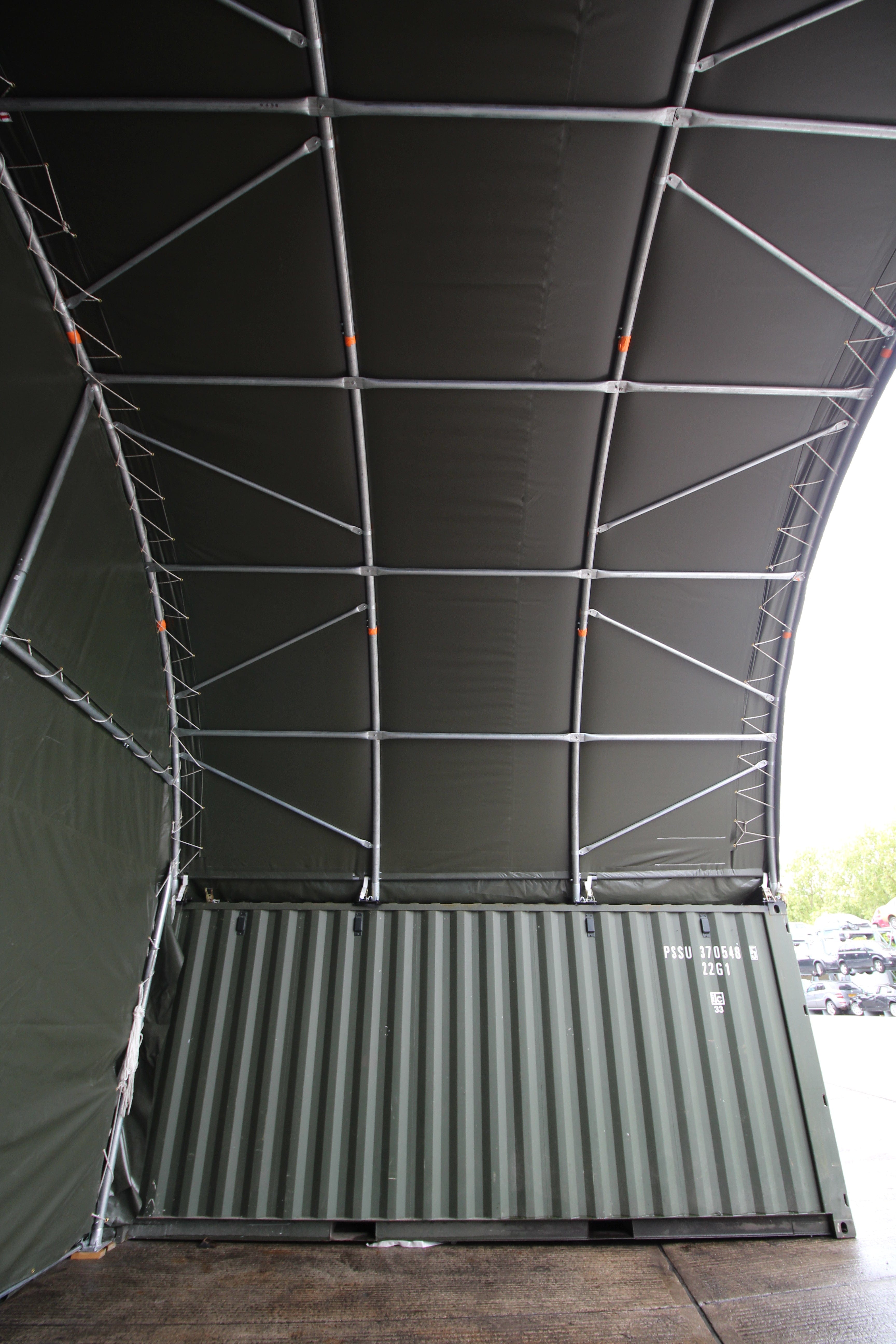 Kit Buildings Container Shelter - 26ft x 20ft x 10ft (8m x 6m x 3m)